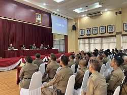 ภาพประกอบการประชุม วันที่ 2 มกราคม 2569 เวลา 09.30 น. ณ ห้องประชุมชูวงศ์ ภ.จว.สมุทรปราการ